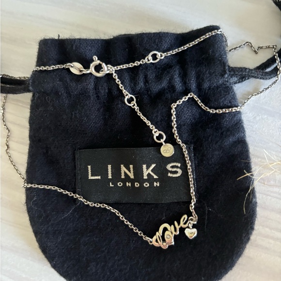 Links of London Diamond Whispers Love Necklace - Picture 4 of 5